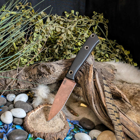 Vector - black canvas micarta