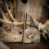 Sliver - Double Red Canvas Micarta - Vintage Natural Liners - Steel Pin