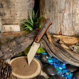 Pocket seax - black and orange dymalux