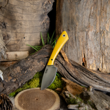Deer hook - vintage natural linen micarta