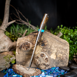 Custom hunter - Spalted Maple - Black Canvas Liners - Mosaic Pins