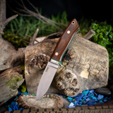 Medium drop point hunter - vintage natural canvas