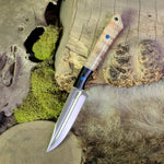 Pocket Bowie - black canvas and curly maple