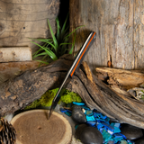 Pocket seax - black and orange dymalux