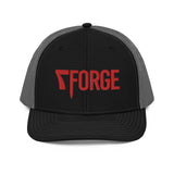7Forge Red Embroidered Trucker hat
